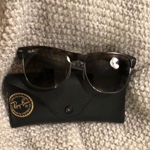 CLUBMASTER Oversized ray ban sunglasses